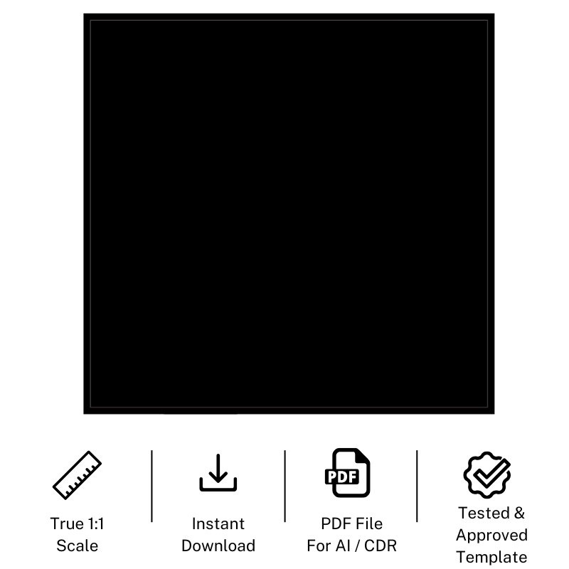 Template KRM Exhaust – Vectorized AI/PDF File, True 1:1 Scale – Fifty ...