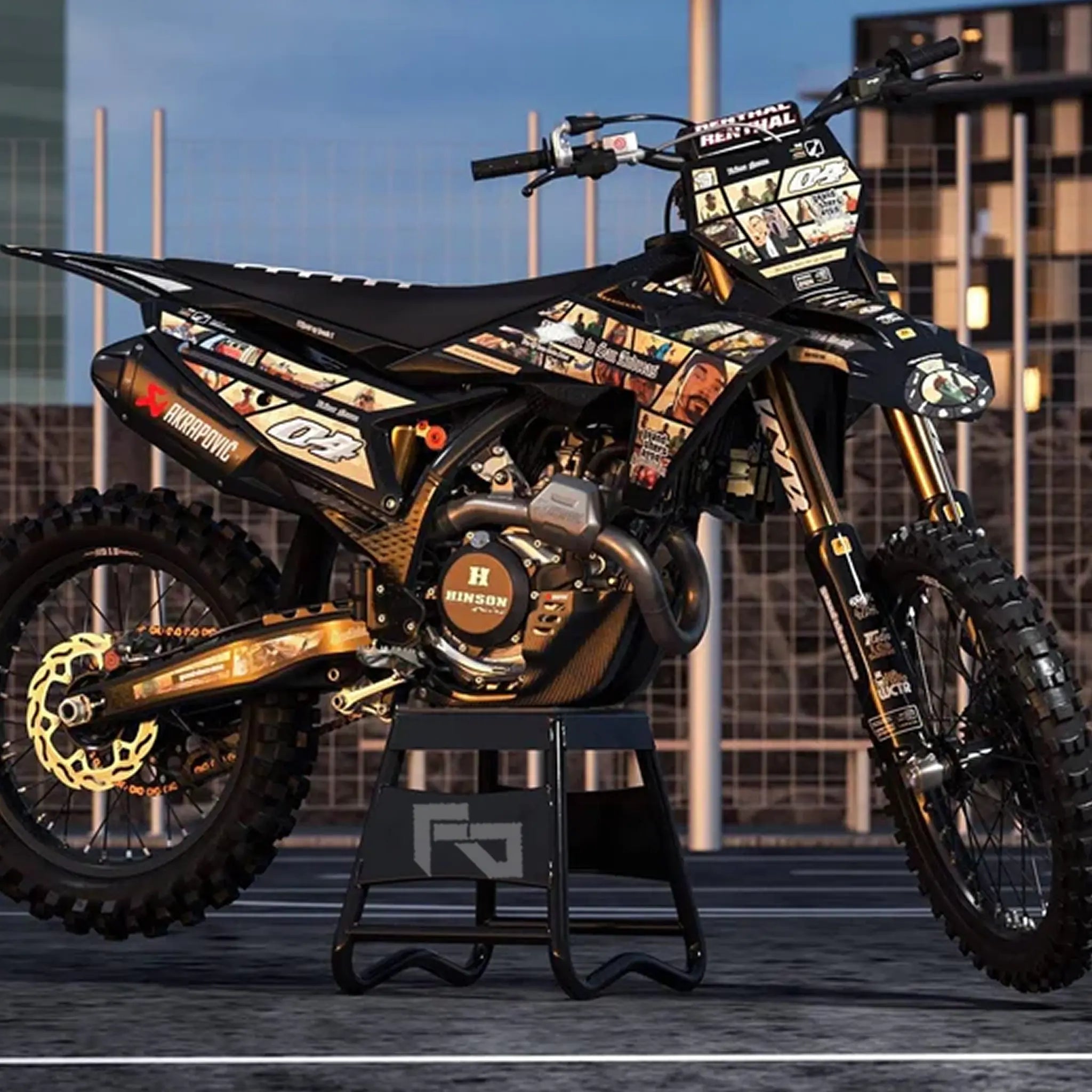 Kit déco 125 / 250 / 450 SX / SX-F | Motocross Los Pablos Edition Fifty Design