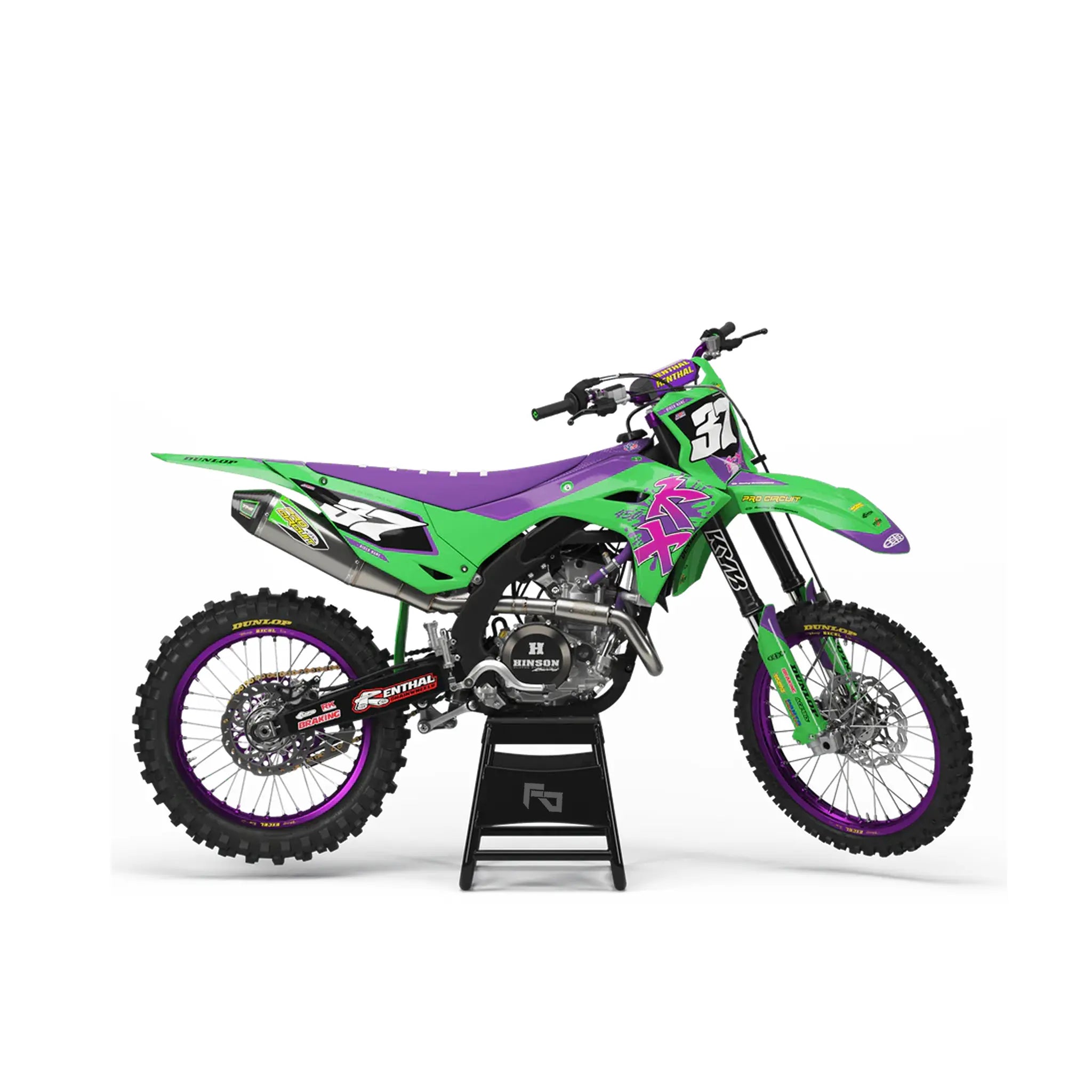 Kit déco 450 KX-F | Motocross Vintage Edition Fifty Design