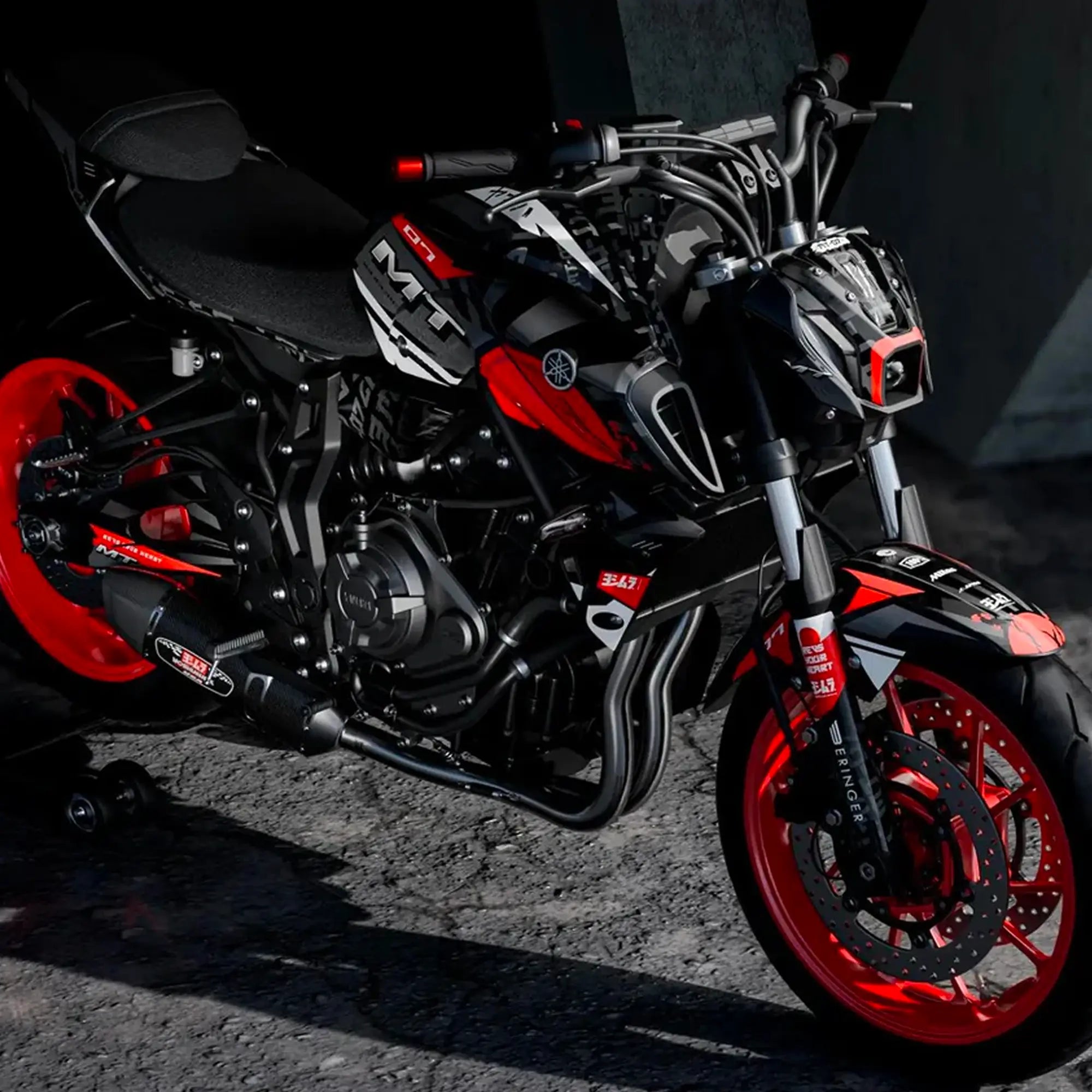 Kit déco moto Yamaha MT07 / FZ 07 | Flow Edition Fifty Design