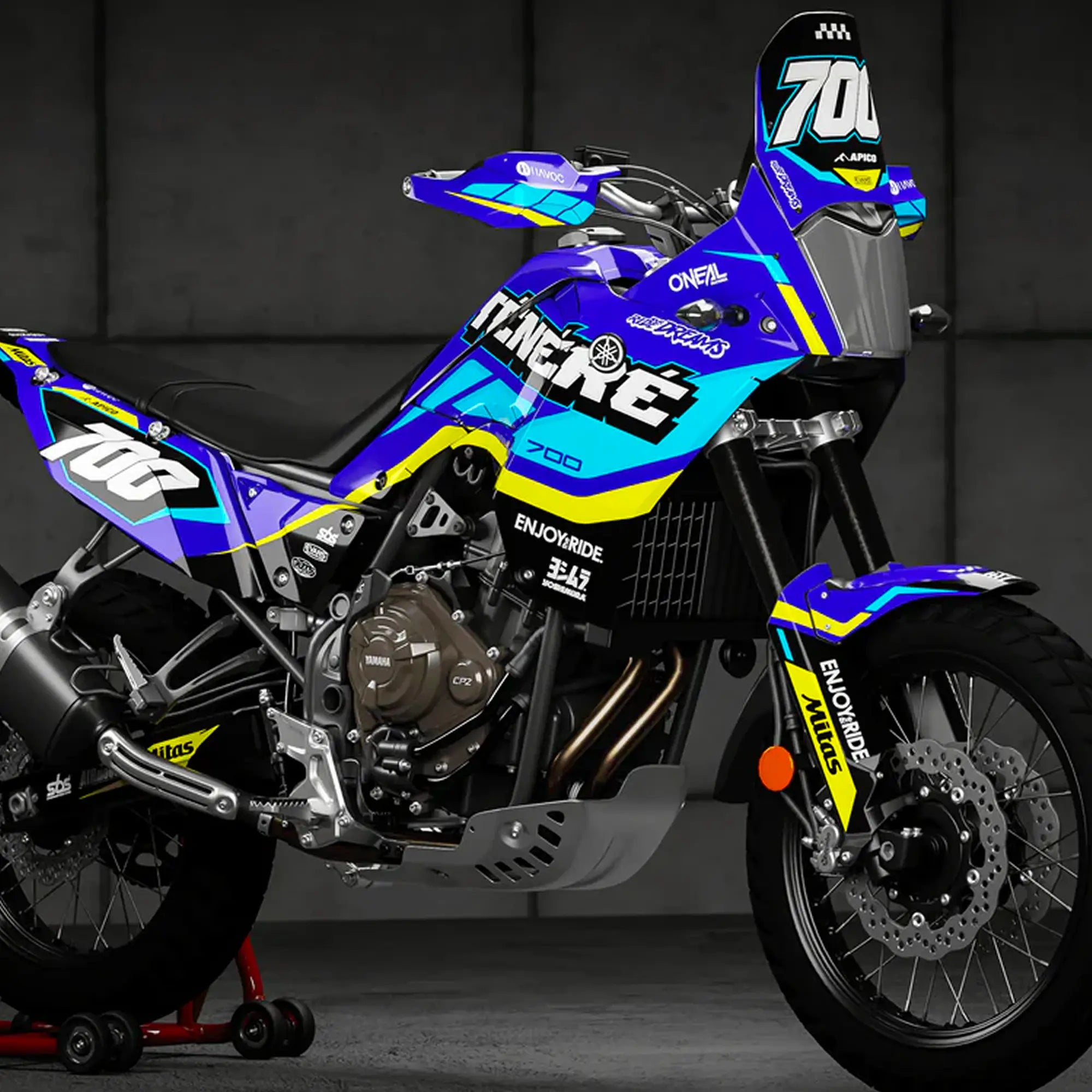 Kit déco moto Yamaha TENERE 700 | Sahara Edition Fifty Design