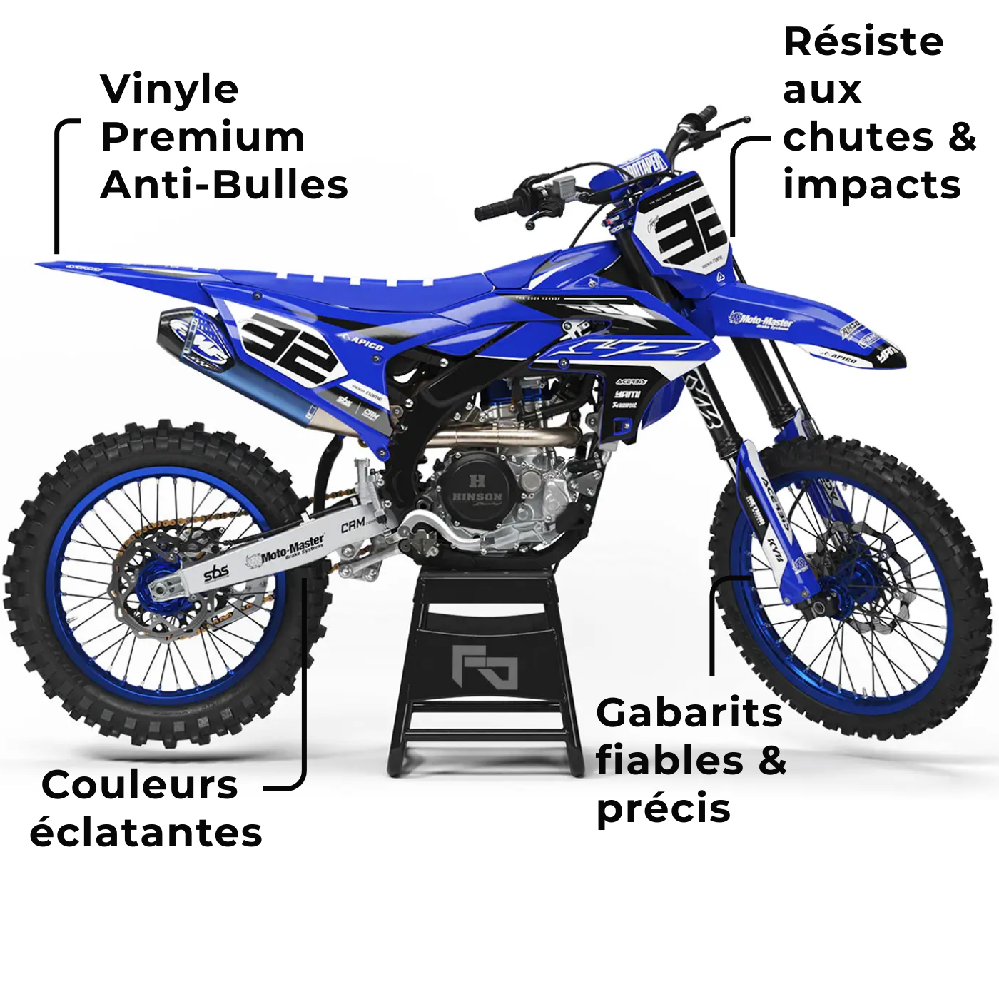 Kit déco Motocross | 100% Personnalisé
