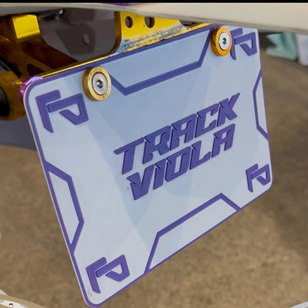 Cache Plaque Moto 100% Personnalisé Fifty Design