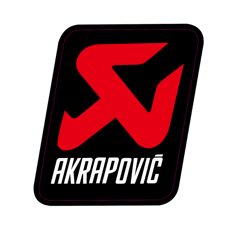 Sticker d'échappement AKRA accordé au kit déco