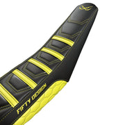 Housse de Selle 50cc - Race Edition Jaune Fifty Design