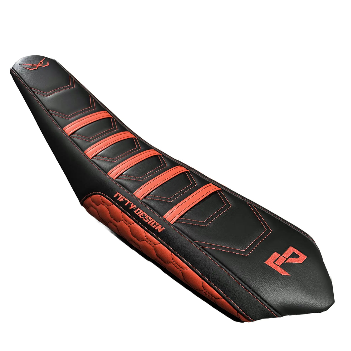 Housse de Selle 50cc - Race Edition Orange Fifty Design