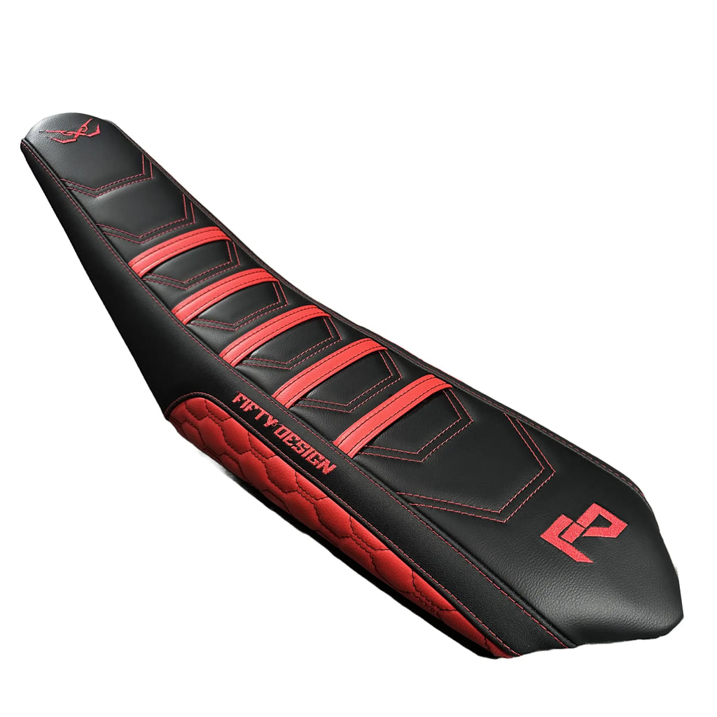 Housse de Selle 50cc - Race Edition Rouge Fifty Design