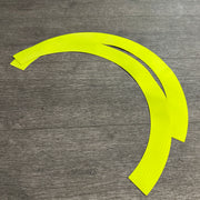 Universal half-rims graphic kit 50cc – Fluorescent yellow | Clearance offer