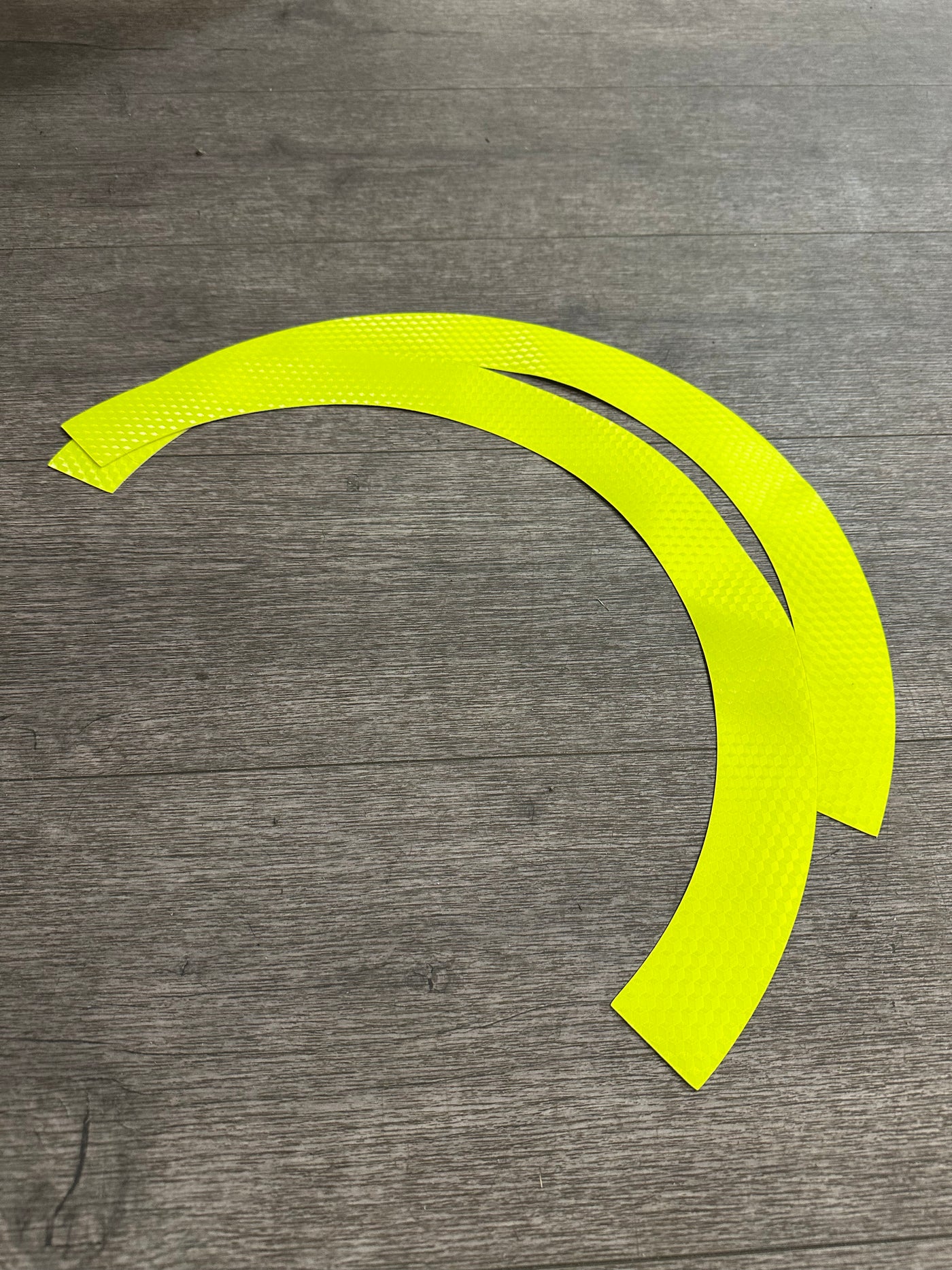 Universal half-rims graphic kit 50cc – Fluorescent yellow | Clearance offer