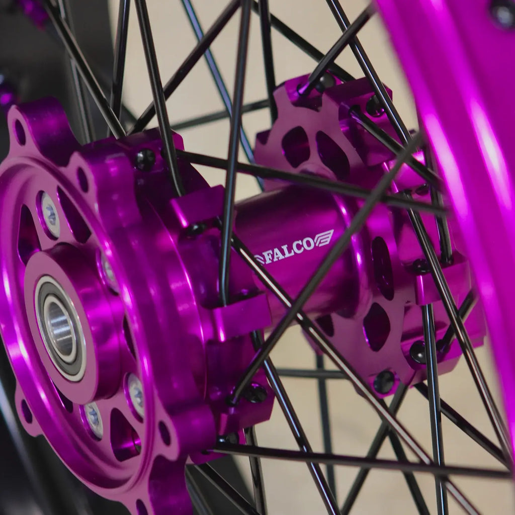 Jantes 50cc Bicolore Supermotard FALCO® | 100% Personnalisables Fifty Design