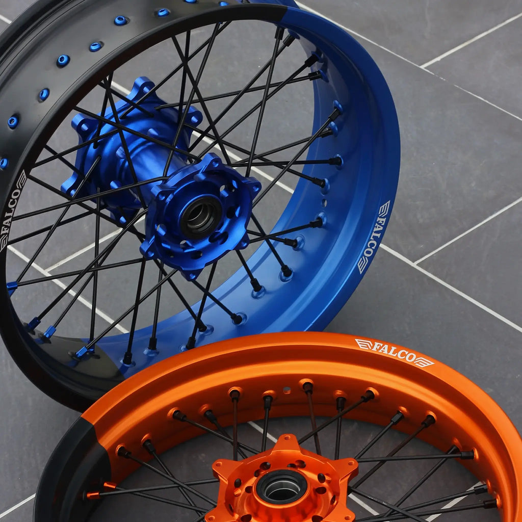 Jantes Supermotard Bicolore Falco® | 100% Personnalisables Fifty Design