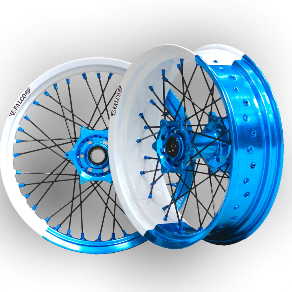 Jantes Supermotard Bicolore Falco® | 100% Personnalisables Fifty Design