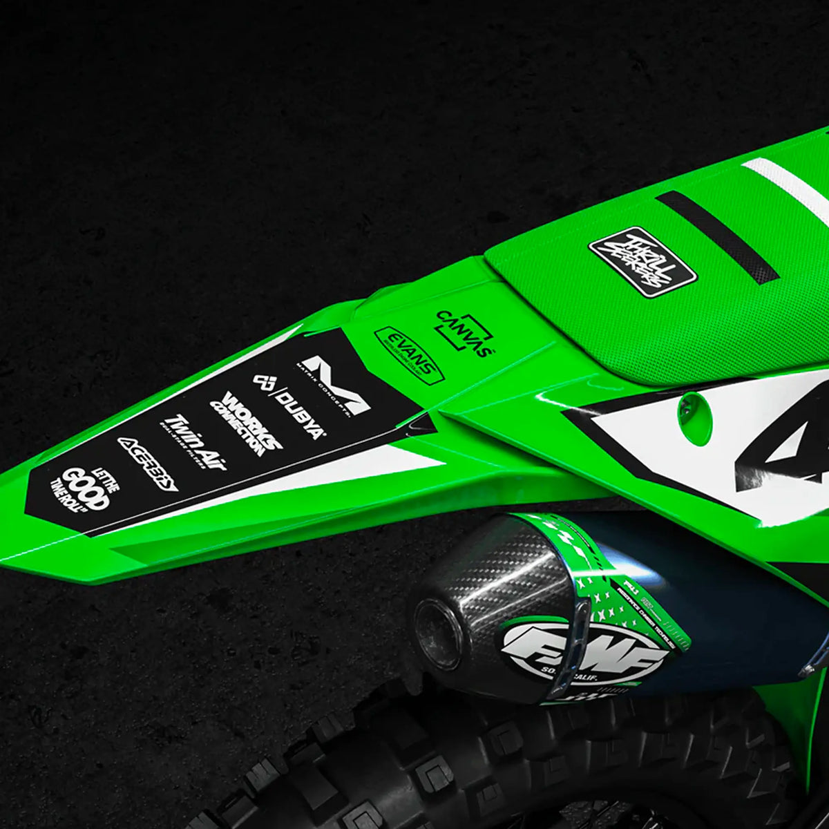 125 / 250 / 450 KX-F Decal Kit | Motocross Akran Edition Fifty Design