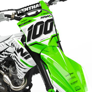 Kit déco 125 / 250 / 450 KX-F | Motocross Greeny Edition Fifty Design