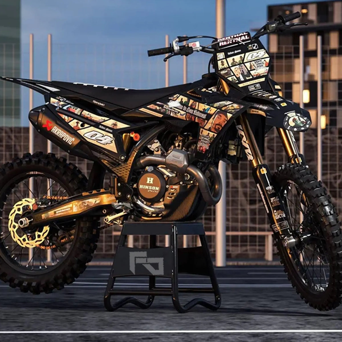 Kit déco 125 / 250 / 450 SX / SX-F | Motocross Los Pablos Edition Fifty Design