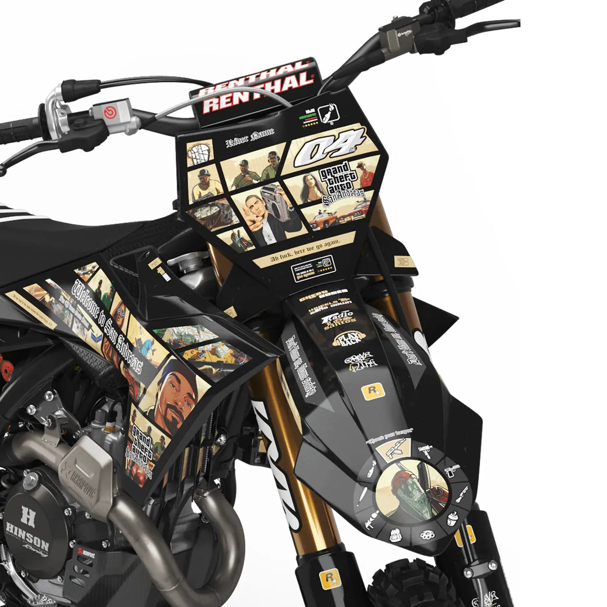 Decal Kit 125 / 250 / 450 SX / SX-F | Motocross Los Pablos Edition Fifty Design