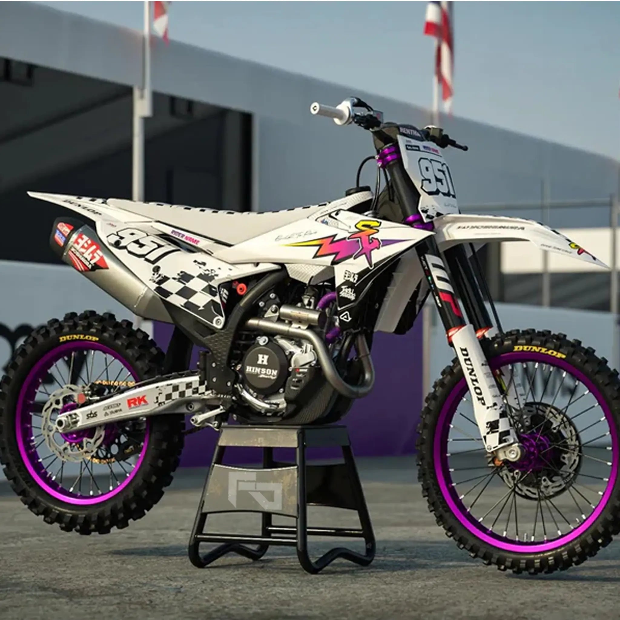 Fifty Design 125 / 250 / 450 SX / SX-F Decal Kit | Motocross Nitro Edition - Fifty ...