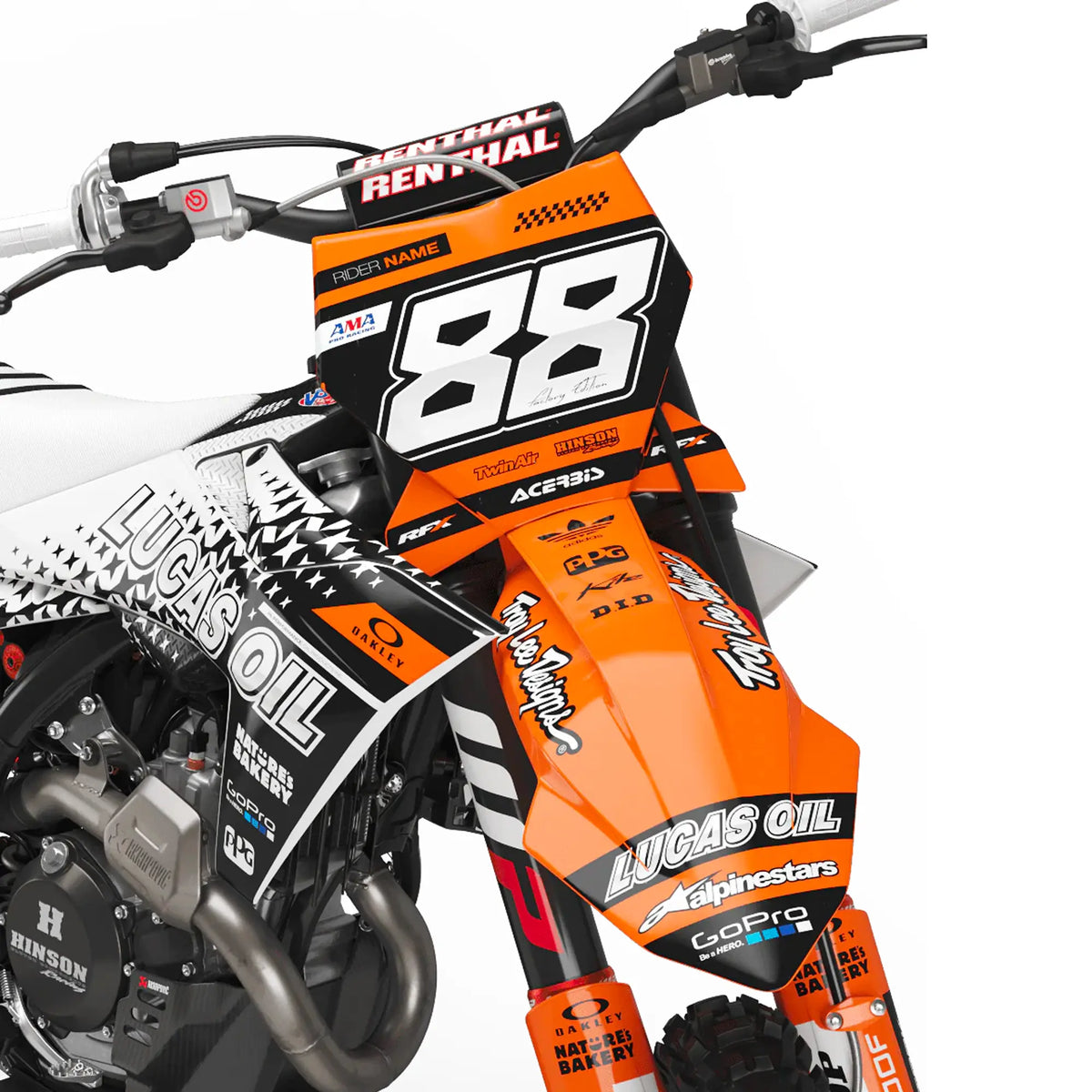 Decal Kit 125 / 250 / 450 SX / SX-F | Motocross Grind Edition Fifty Design