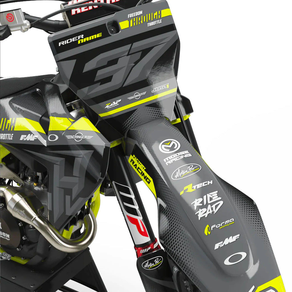 Decal Kit 125 / 250 / 450 TC-F | Motocross BlackNight Edition Fifty Design