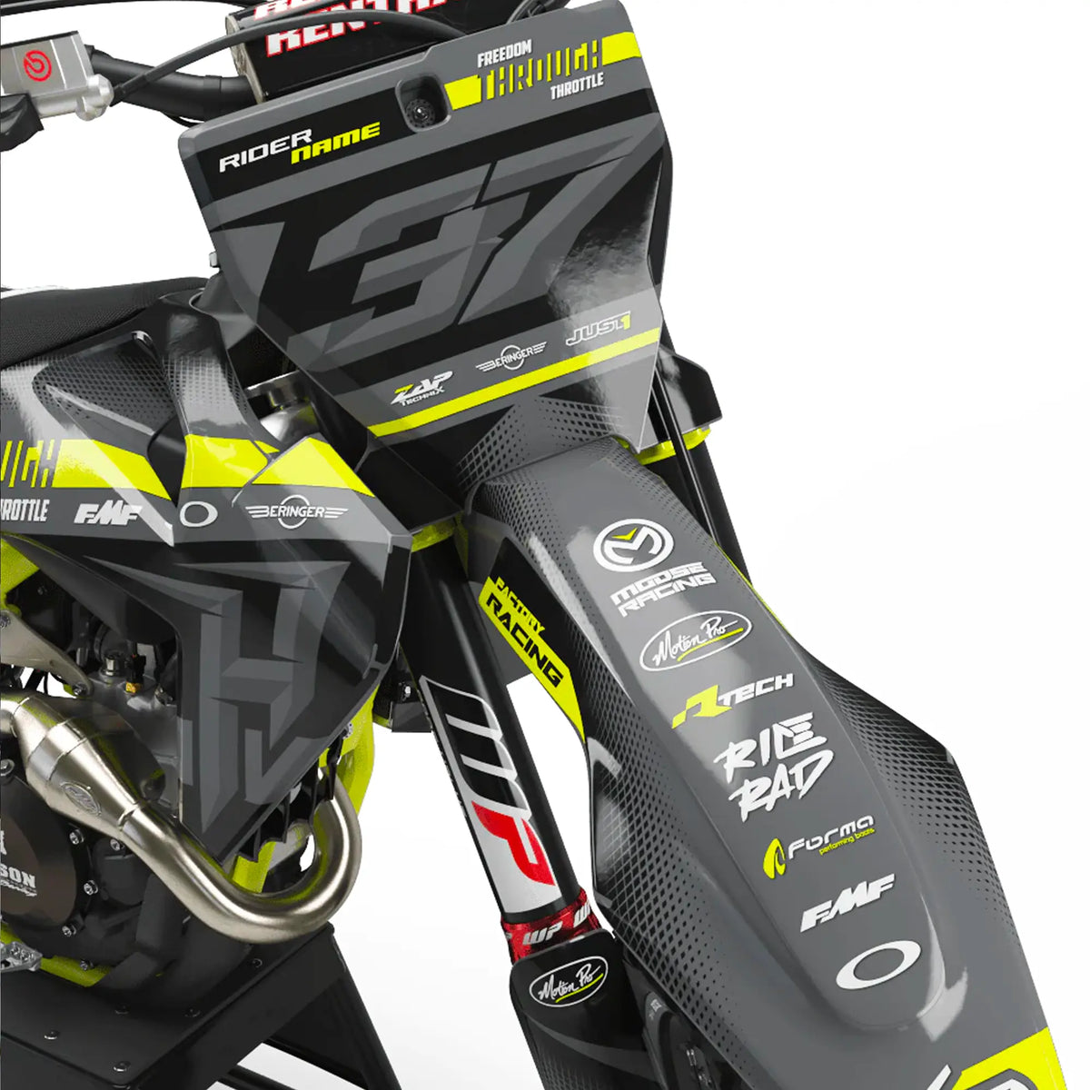 Decal Kit 125 / 250 / 450 TC-F | Motocross BlackNight Edition Fifty Design