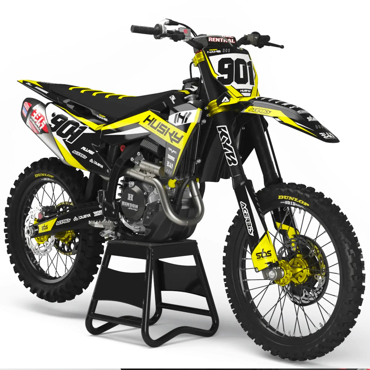 Decal Kit 125 / 250 / 450 TC-F | Motocross Wrap Edition Fifty Design