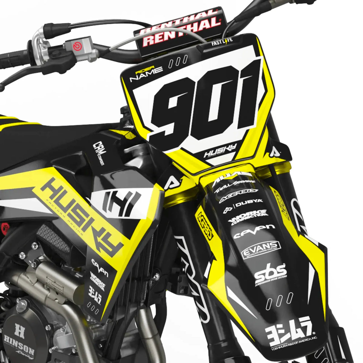 Decal Kit 125 / 250 / 450 TC-F | Motocross Wrap Edition Fifty Design