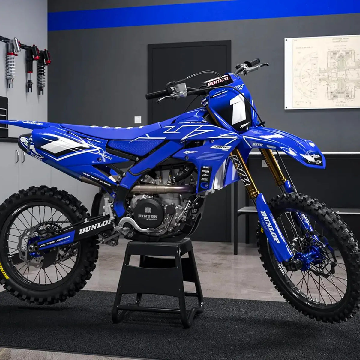 125 / 250 / 450 YZ / YZF Decal Kit | Motocross Brake Edition Fifty Design