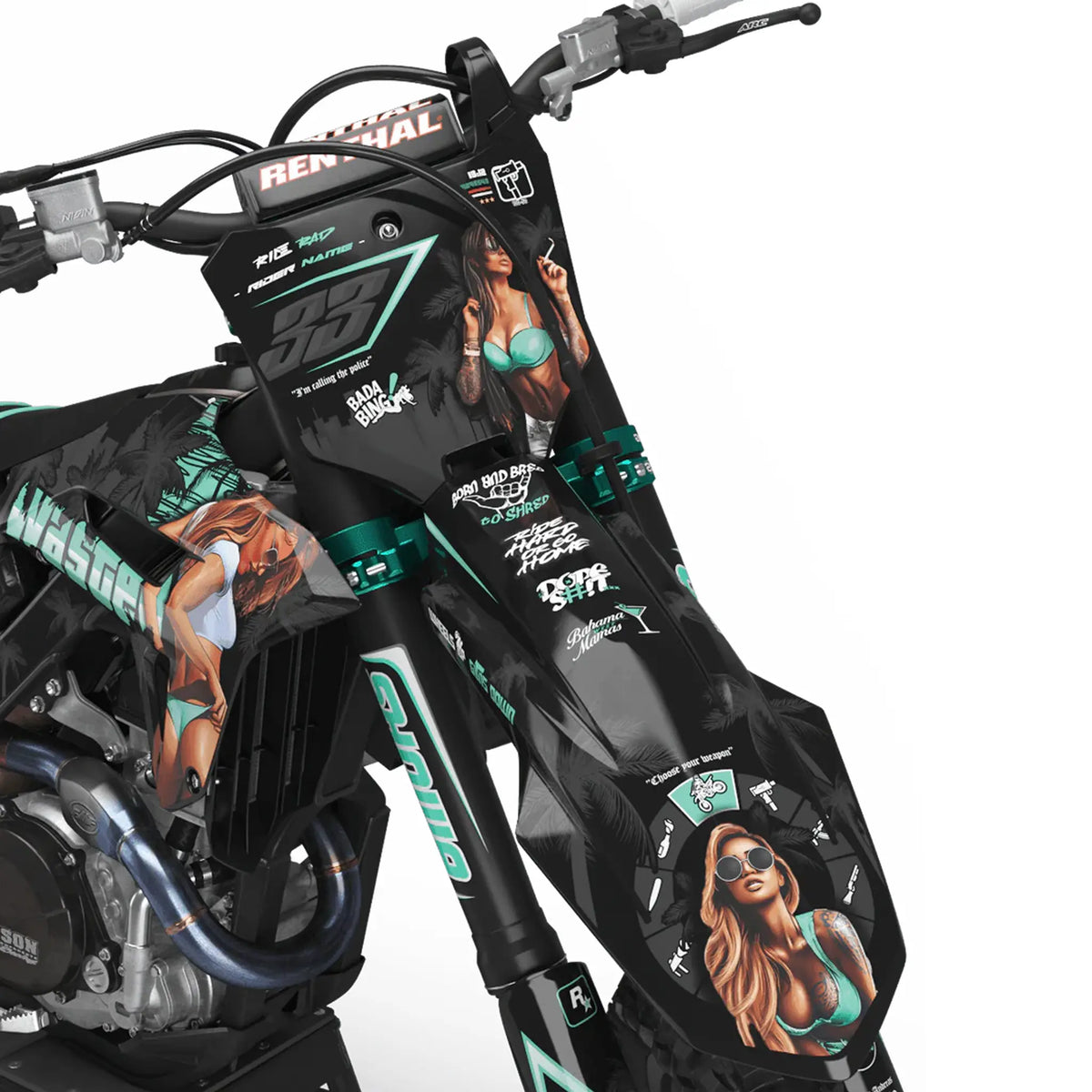 Kit déco 250 / 450 CRF | Motocross Los Santos Edition Fifty Design