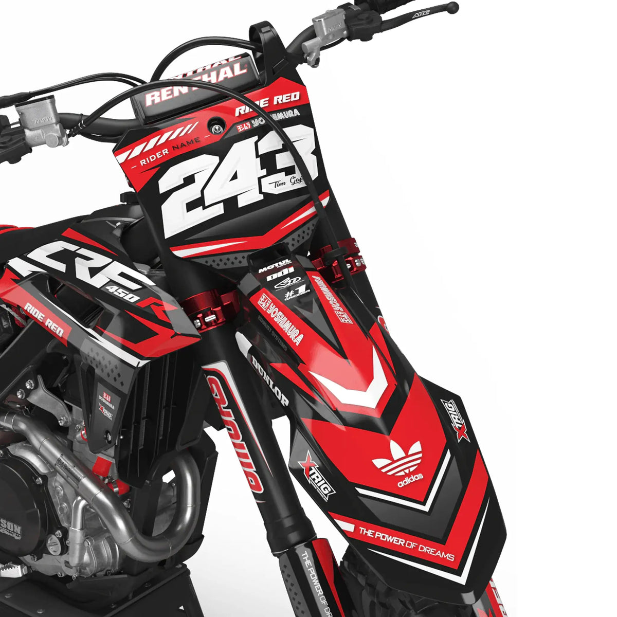 Kit déco 250 / 450 CRF | Motocross Razor Edition Fifty Design