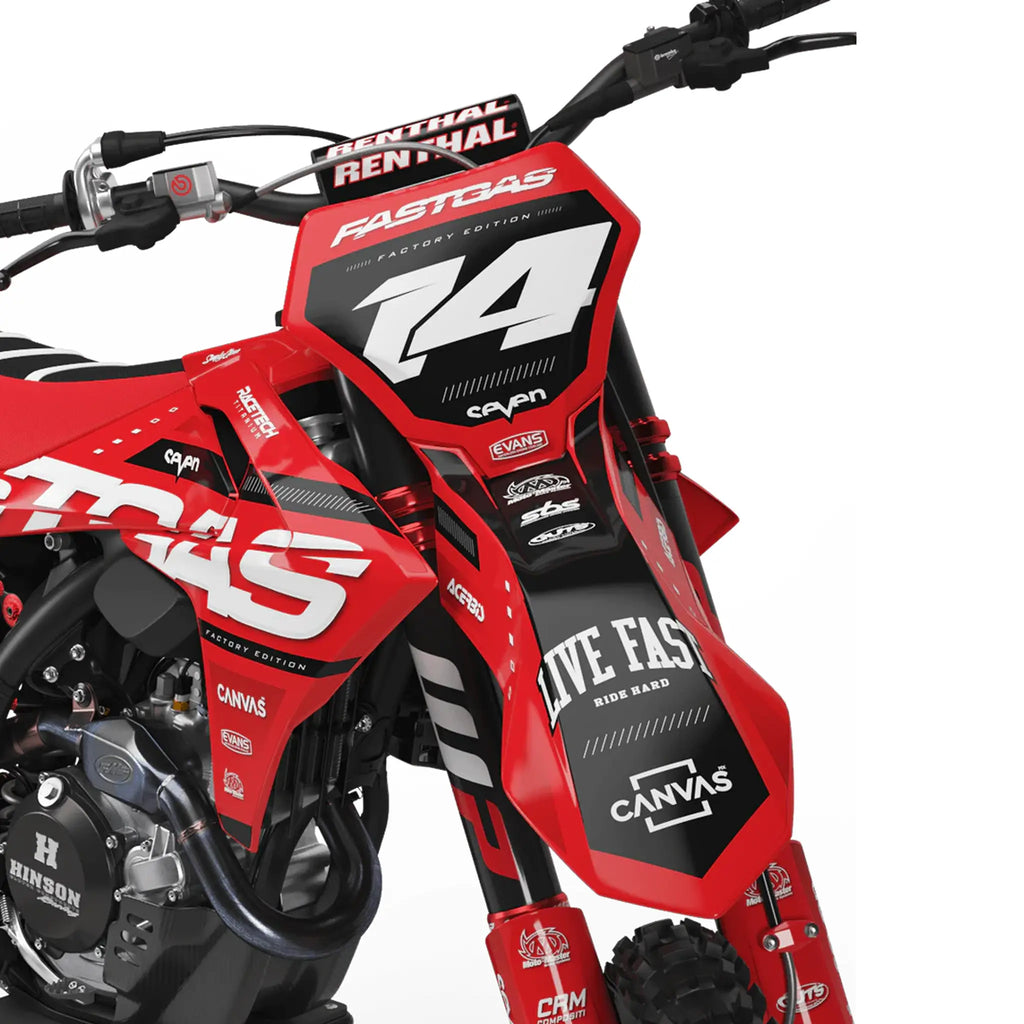 Kit déco 250 / 450 MC / MC-F | Motocross Fast Gas Edition Fifty Design