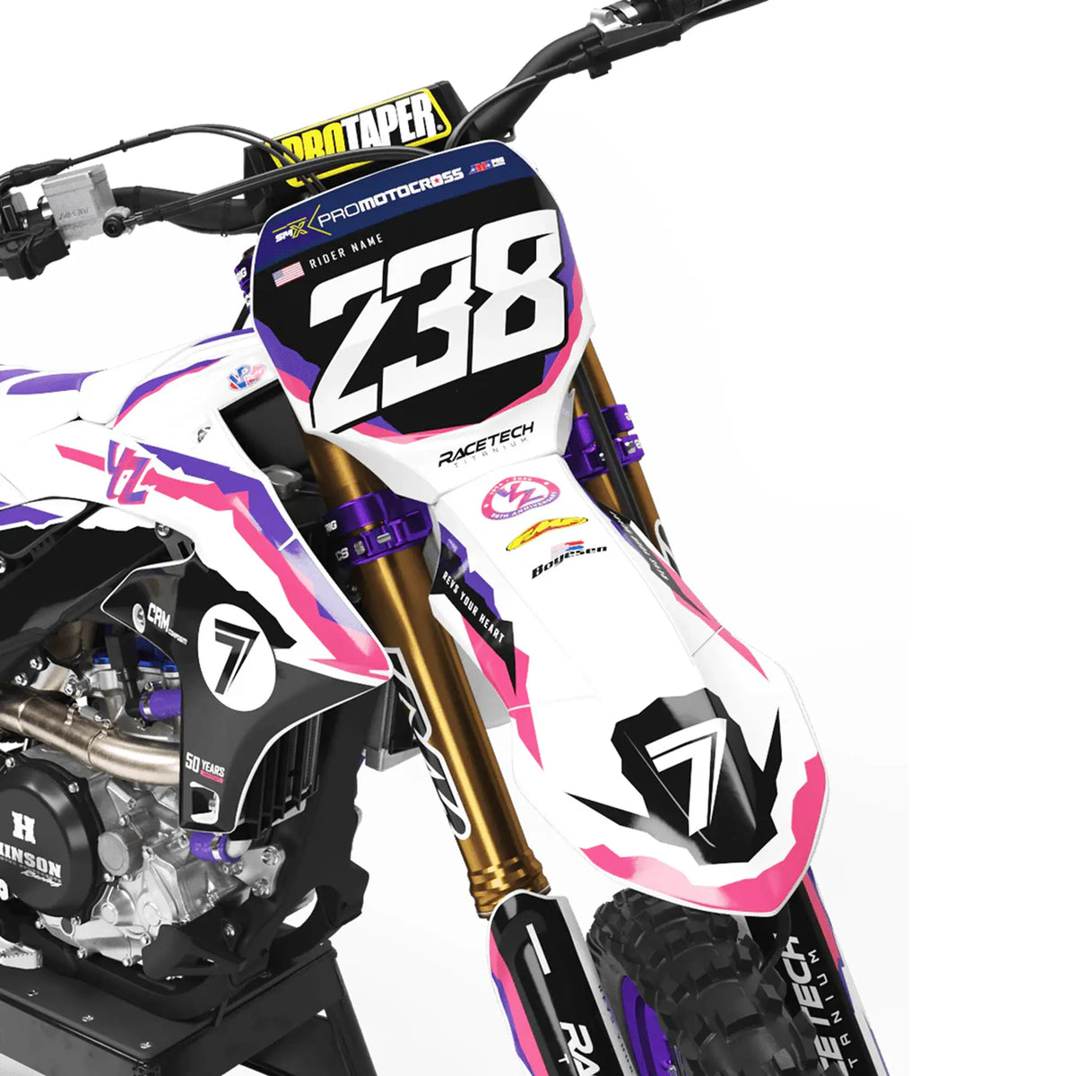 Decal Kit 250 / 450 YZ-F | Motocross Yam Edition Fifty Design