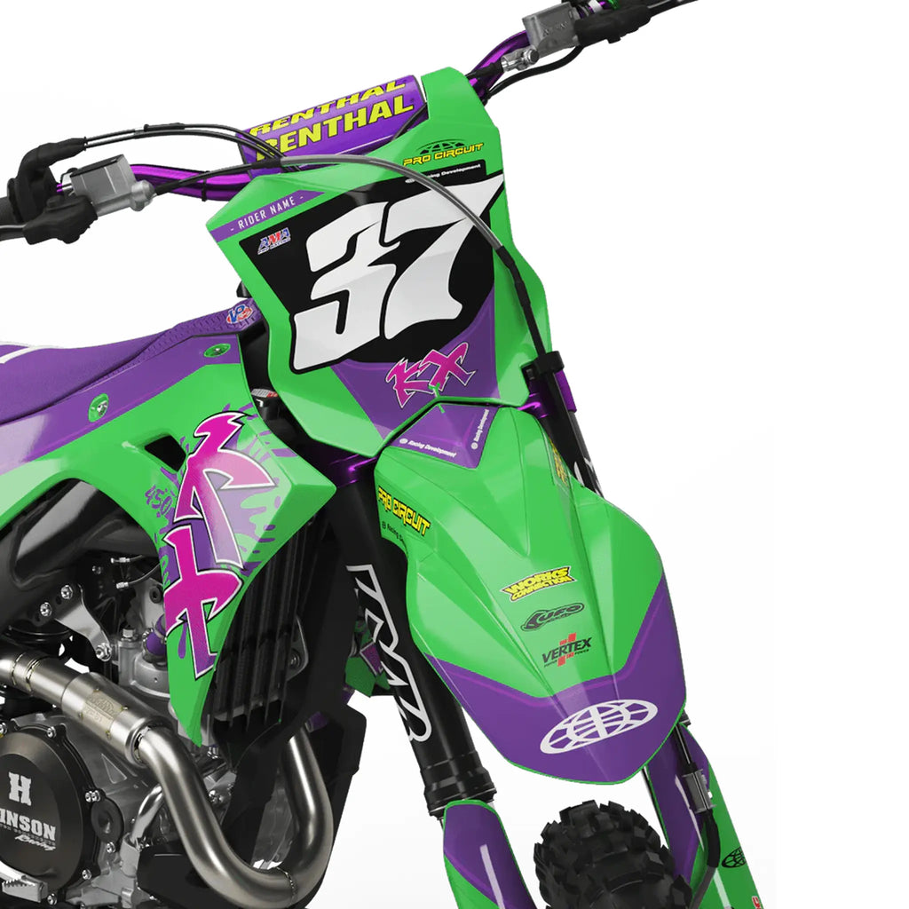 Decal Kit 450 KX-F | Motocross Vintage Edition Fifty Design