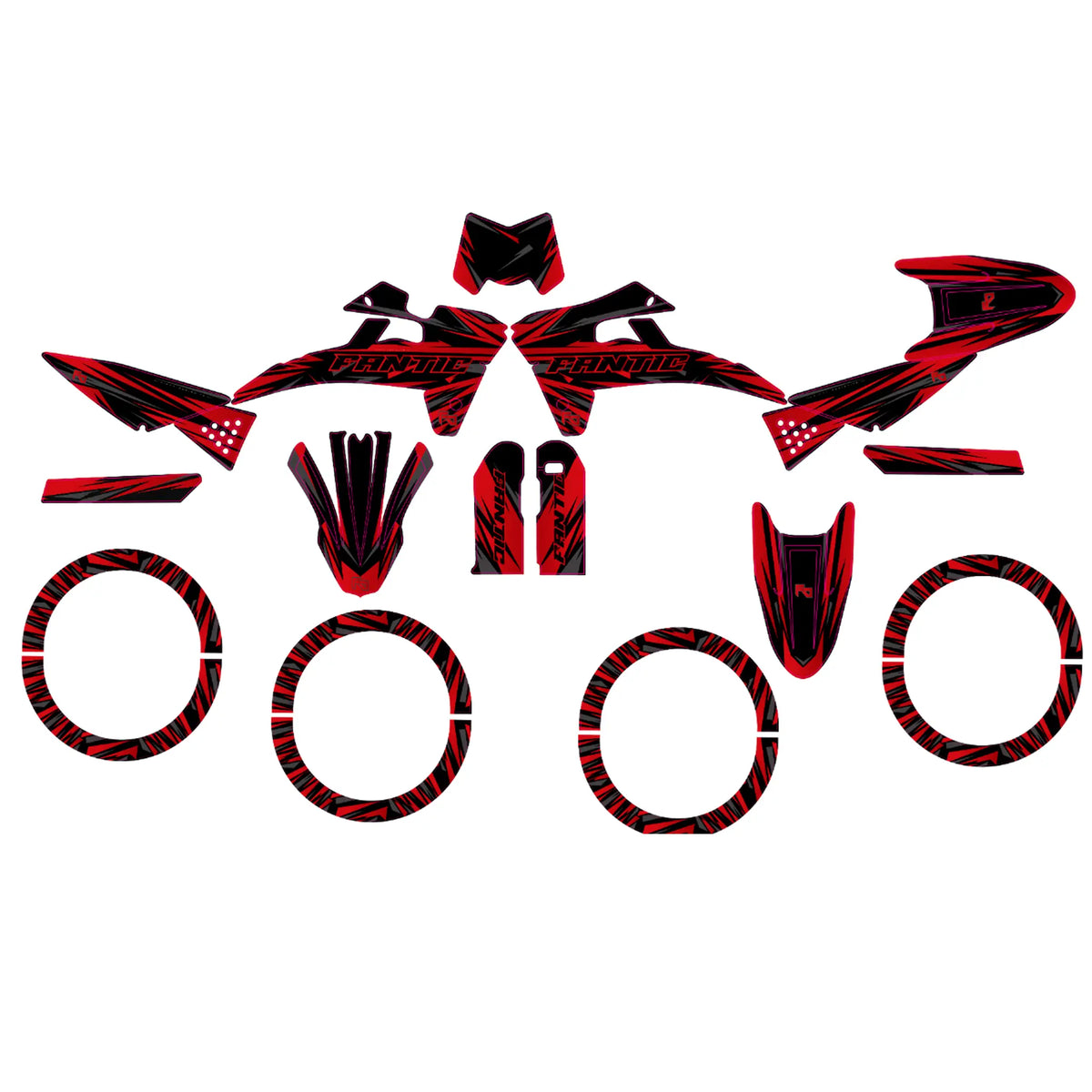 Kit déco 50cc Power - Semi Personnalisable Fifty Design