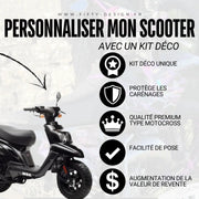 Kit déco Scooter 50cc | 100% Personnalisé Fifty Design