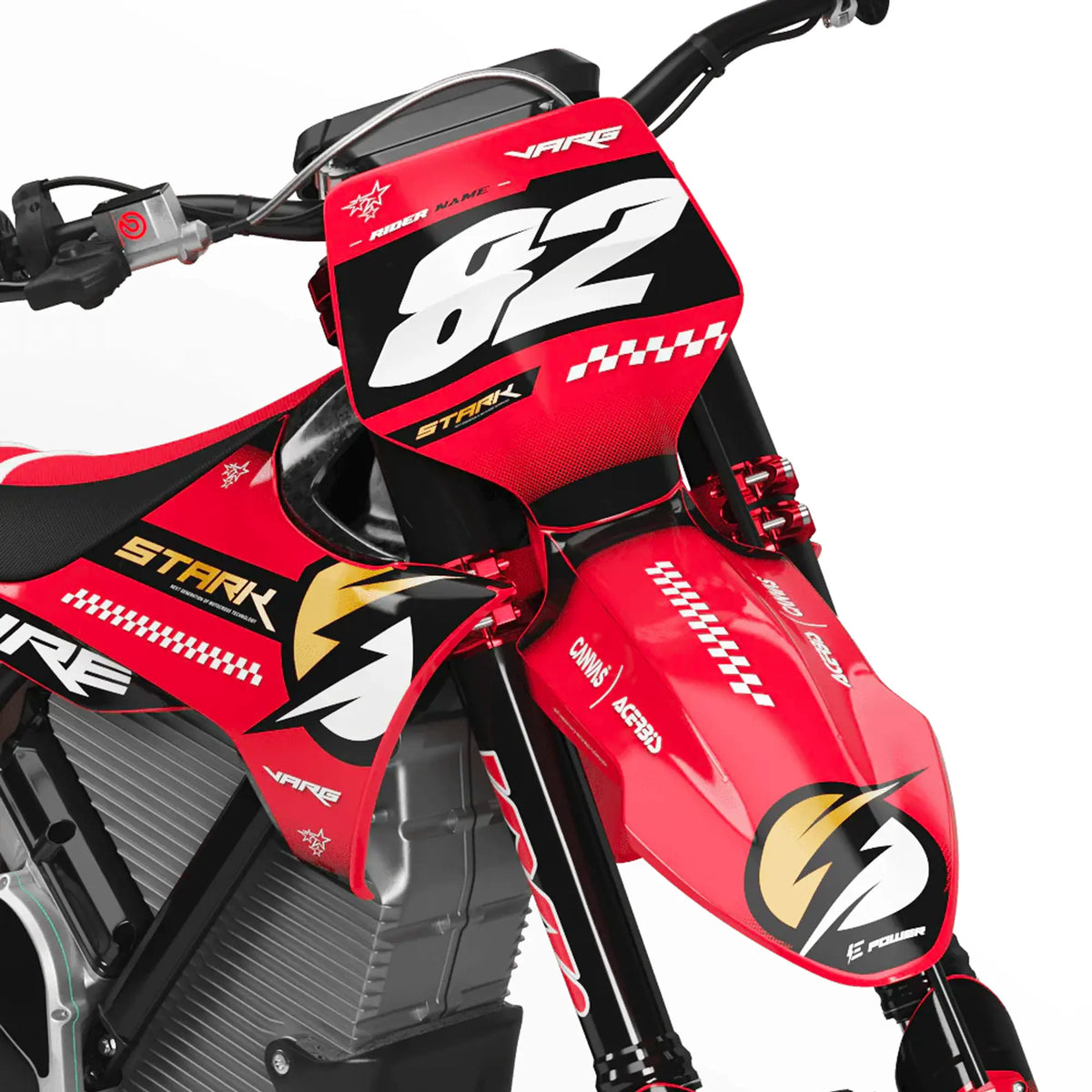Kit déco Stark Varg Strike Edition | Semi Personnalisable Fifty Design
