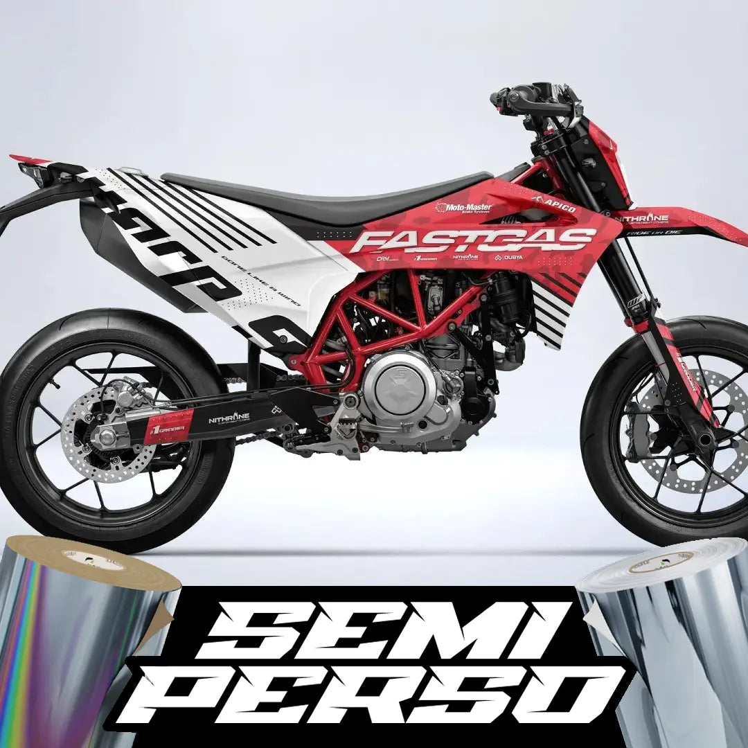Kit déco Supermotard Fast Gas | Semi Personnalisable Fifty Design