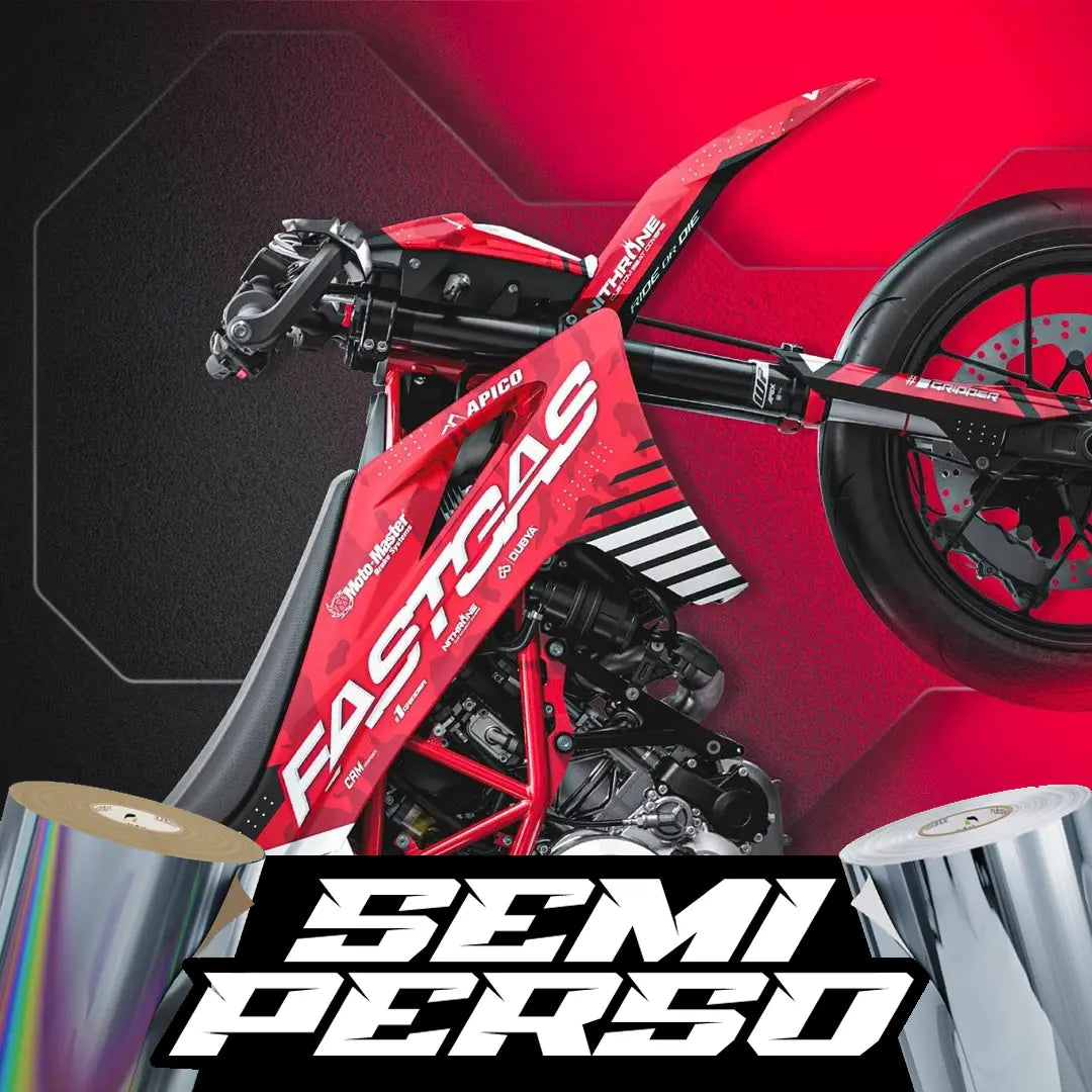 Kit déco Supermotard Fast Gas | Semi Personnalisable Fifty Design