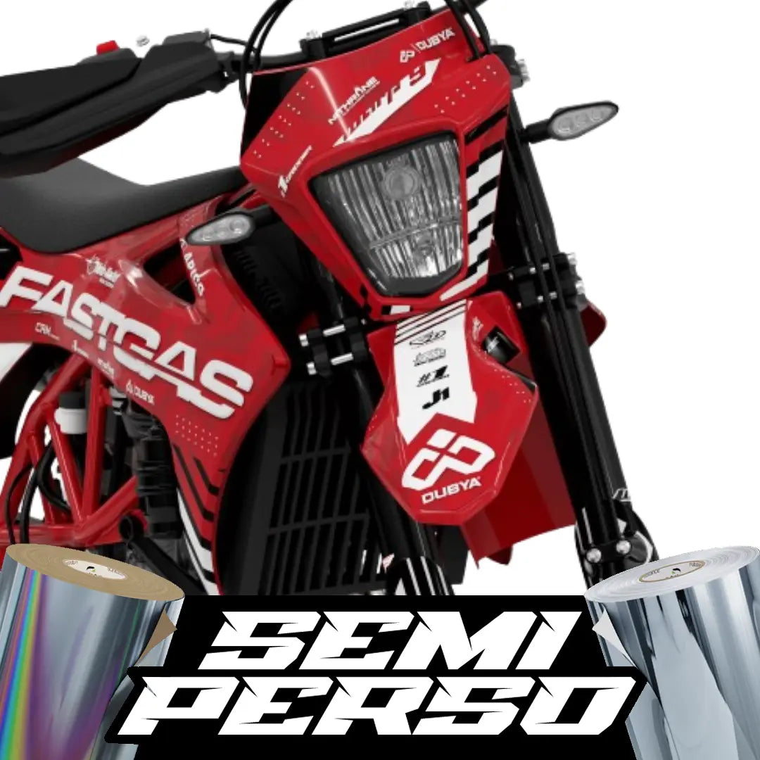 Kit déco Supermotard Fast Gas | Semi Personnalisable Fifty Design