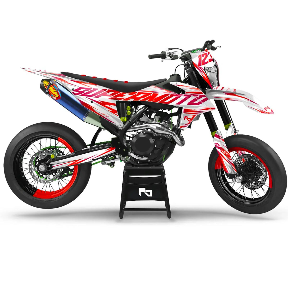 Kit déco Supermotard Flex | Semi Personnalisable Fifty Design