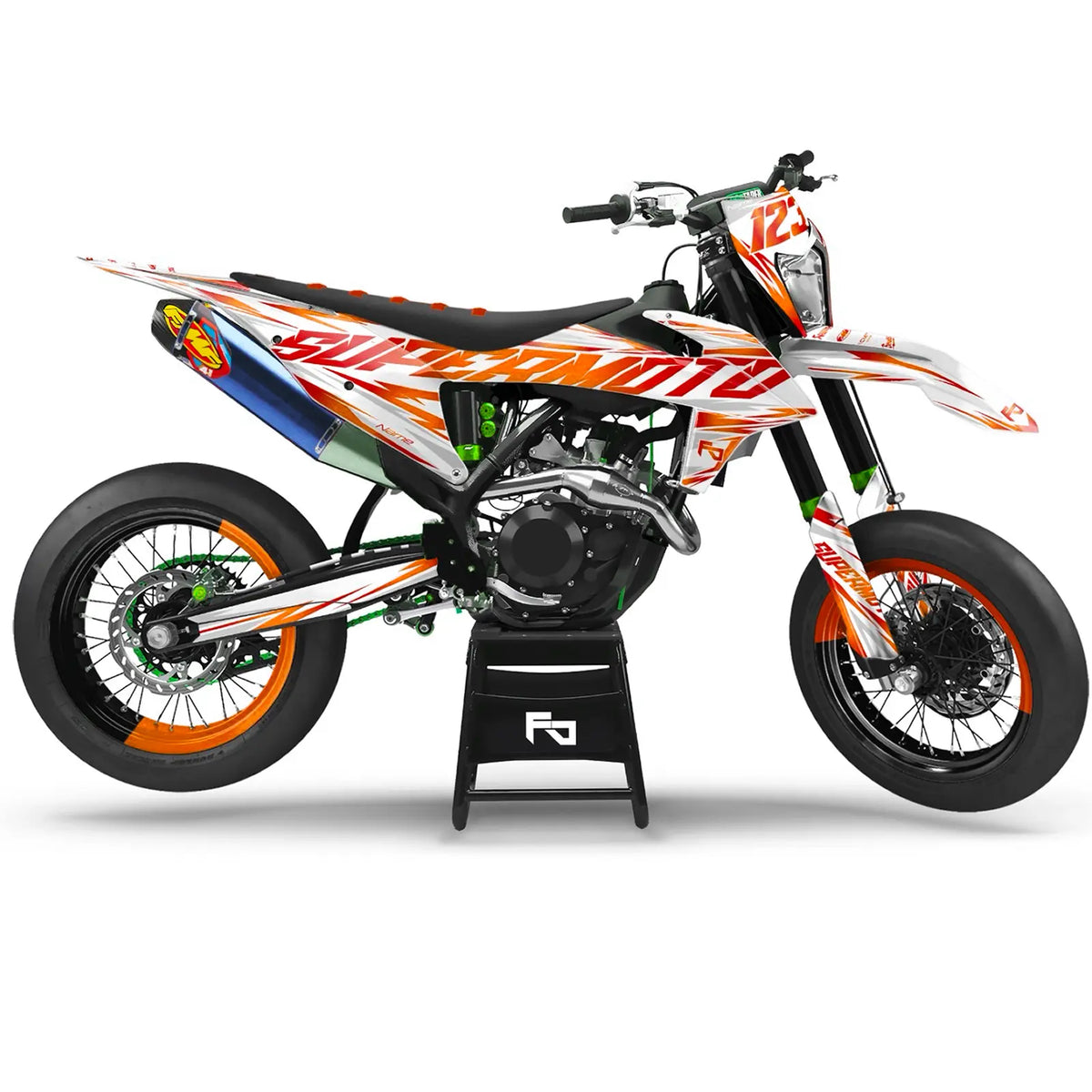 Kit déco Supermotard Flex | Semi Personnalisable Fifty Design