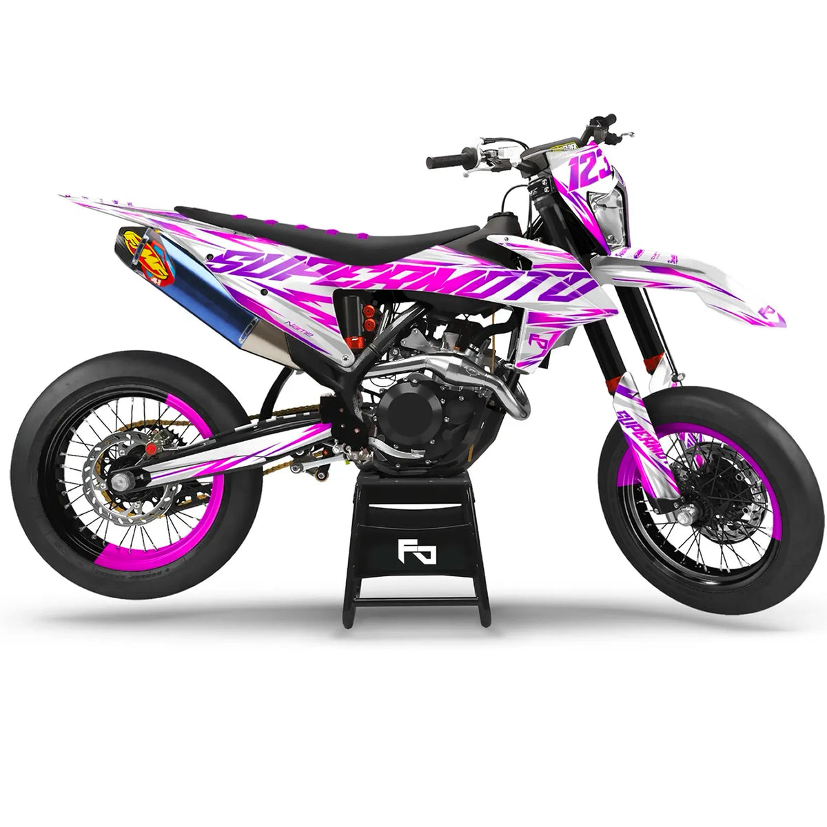 Kit déco Supermotard Flex | Semi Personnalisable Fifty Design