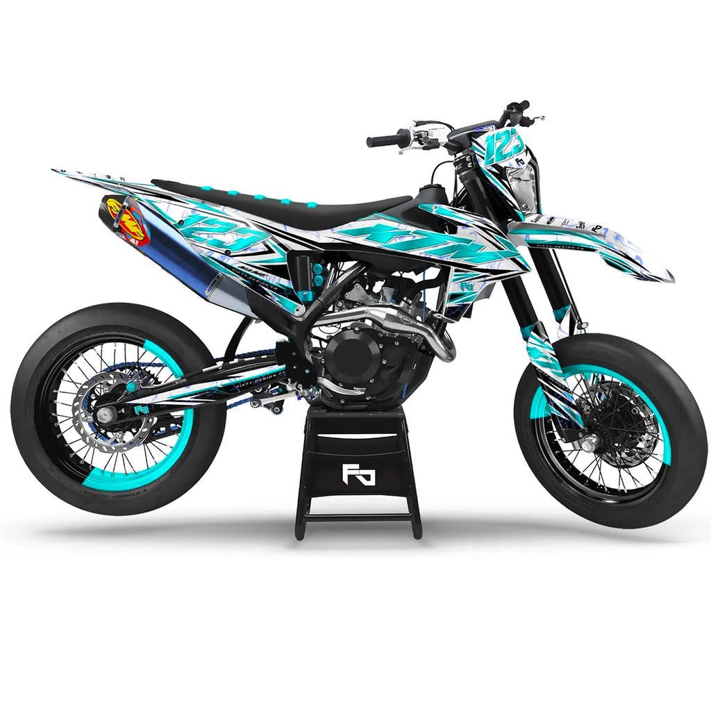Dekorationsset Supermotard Furious | Teilweise personalisierbar Fifty Design