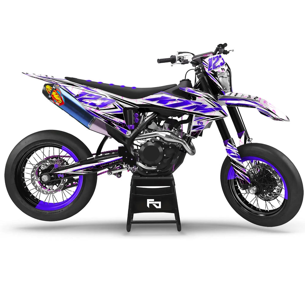 Dekorationsset Supermotard Furious | Teilweise personalisierbar Fifty Design