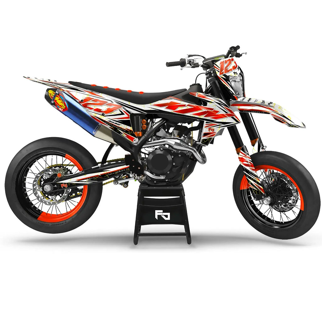 Dekorationsset Supermotard Furious | Teilweise personalisierbar Fifty Design