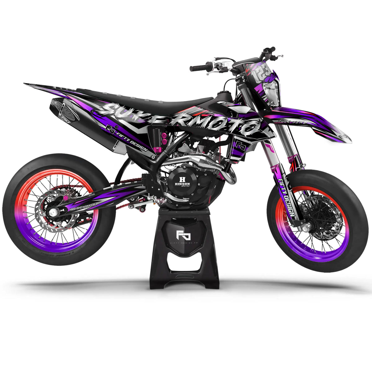 Kit déco Supermotard Light Speed | Semi Personnalisable Fifty Design