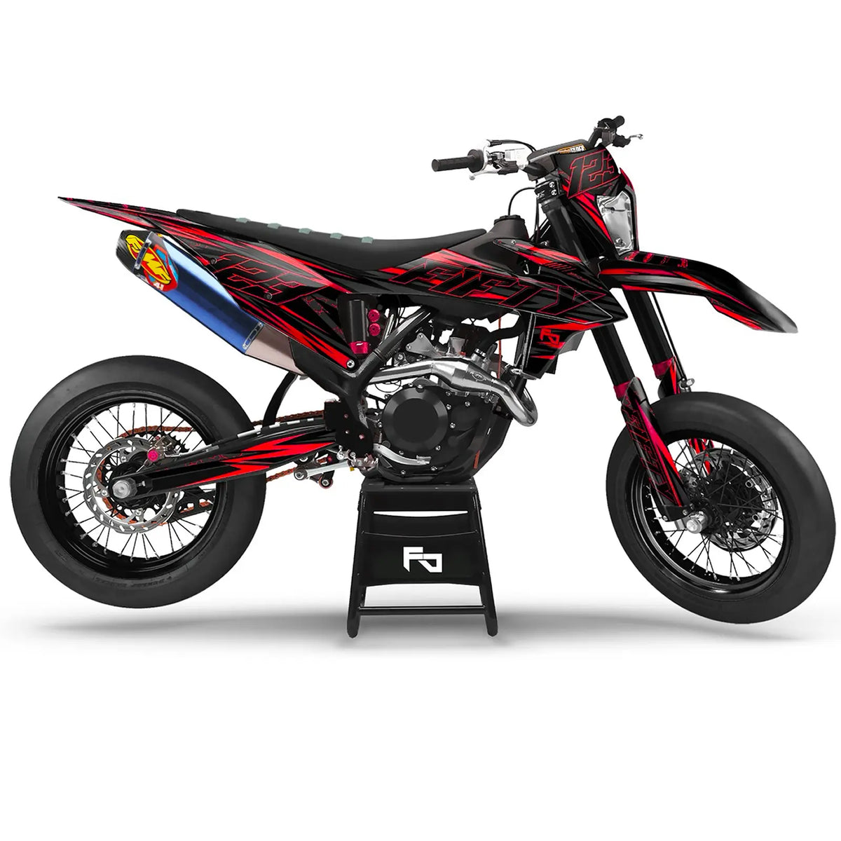 Supermoto Onys Decal Kit | Semi-Customizable Fifty Design