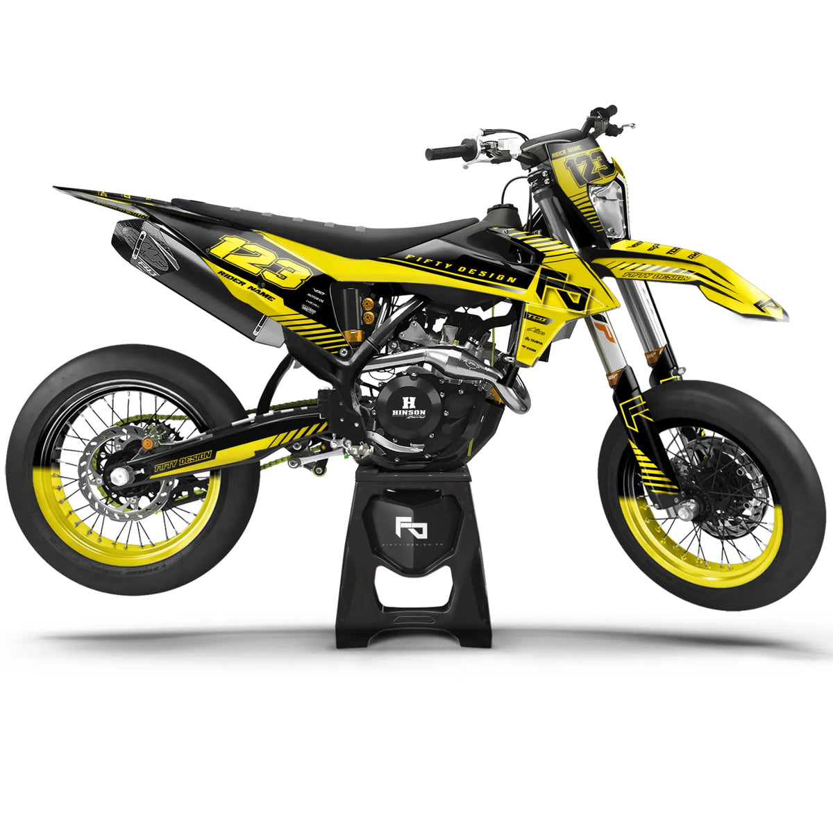 Kit déco Supermotard Street Fight | Semi Personnalisable Fifty Design