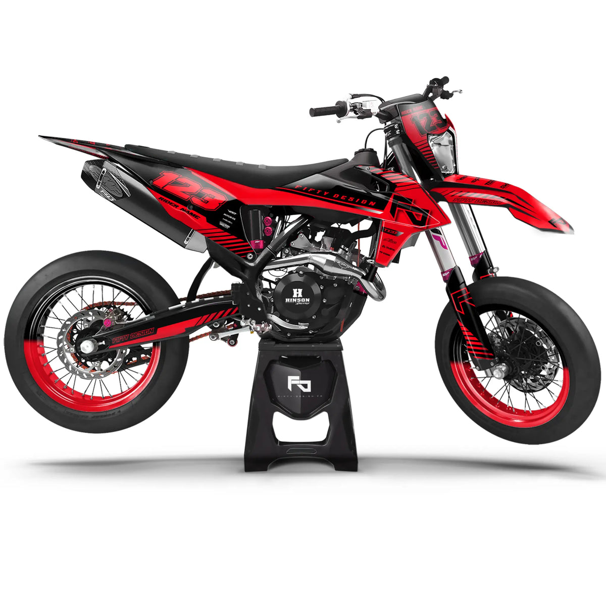 Kit déco Supermotard Street Fight | Semi Personnalisable Fifty Design