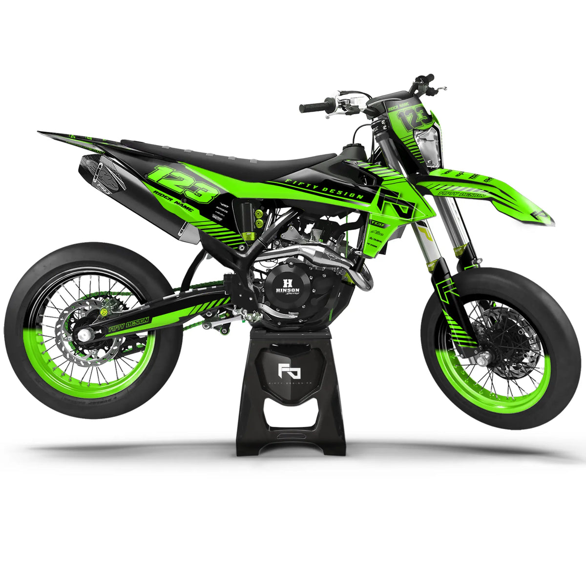 Kit déco Supermotard Street Fight | Semi Personnalisable Fifty Design