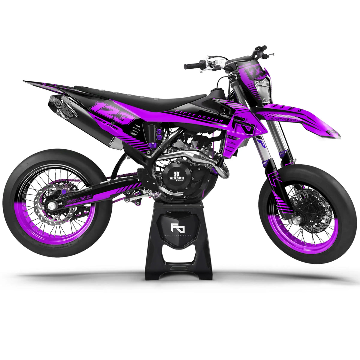 Kit déco Supermotard Street Fight | Semi Personnalisable Fifty Design